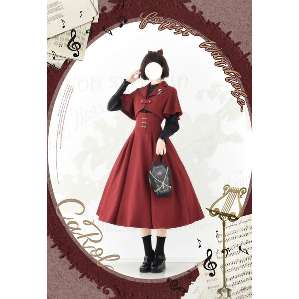 英国のお嬢様のボレロジャケット（レッド） – ManusMachina