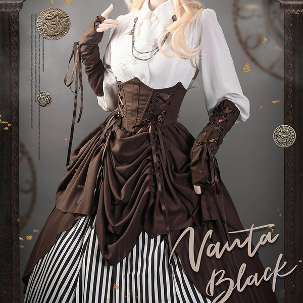 架空世界のお嬢様の編み上げアームカバー – ManusMachina