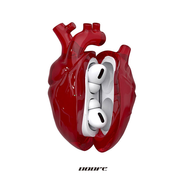Heart AirPods Case - Red – ManusMachina