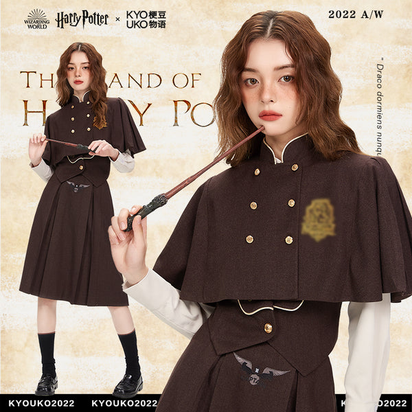 魔法学校の文学クラシカルショートケープ – ManusMachina 