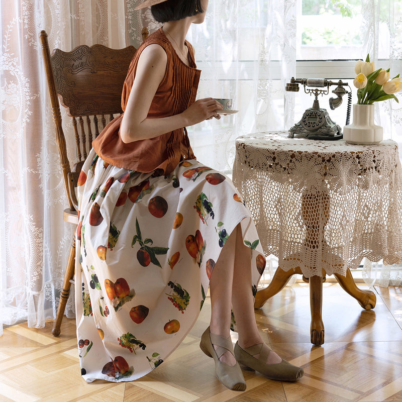 果実図鑑のロングスカート