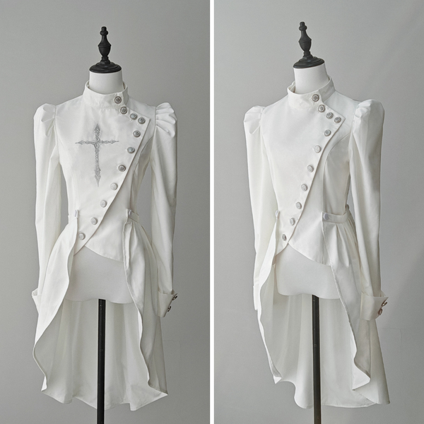 公爵騎士のゴシックテーラードジャケット - Off White[2026年4月下旬-5月下旬発送予定]