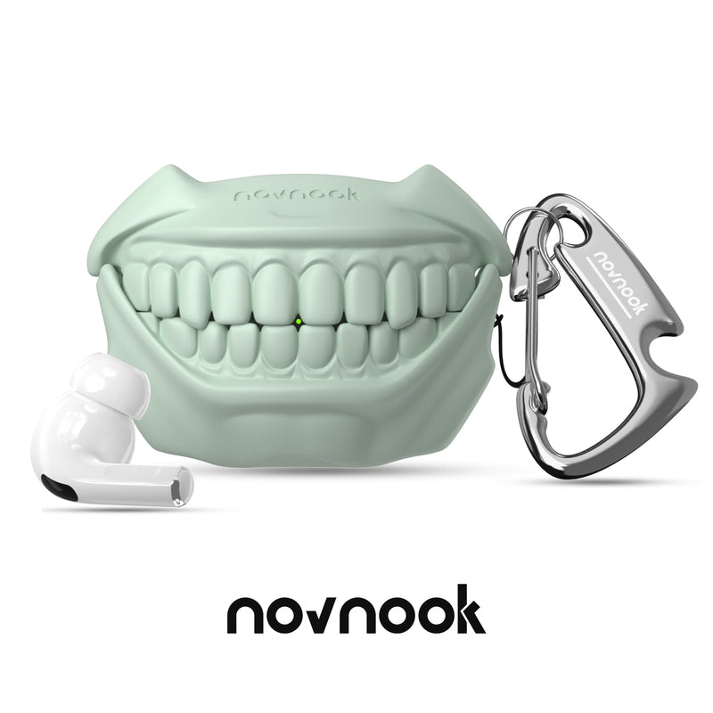 Teeth AirPods Case - Opal Green