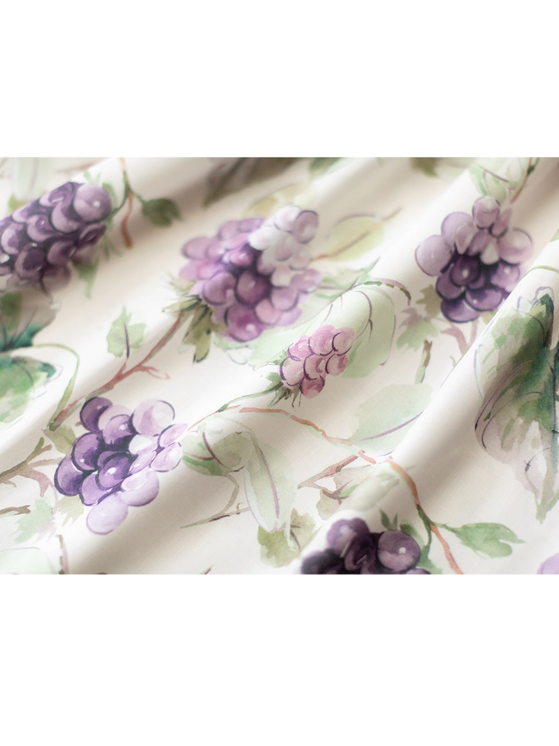 紫葡萄の水彩画クラシカルジャンパースカート