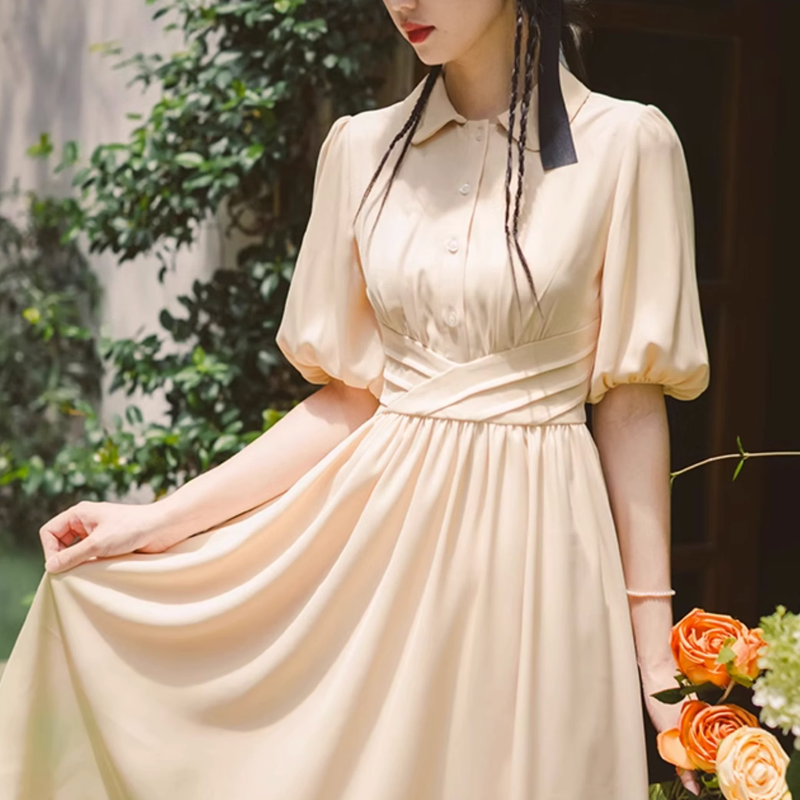 オリジナルデザイン手作り商品 アンティークワンピース vintagedress