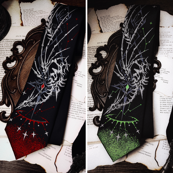 骸骨と銀河のネクタイ[2026年2月下旬-3月下旬発送予定]