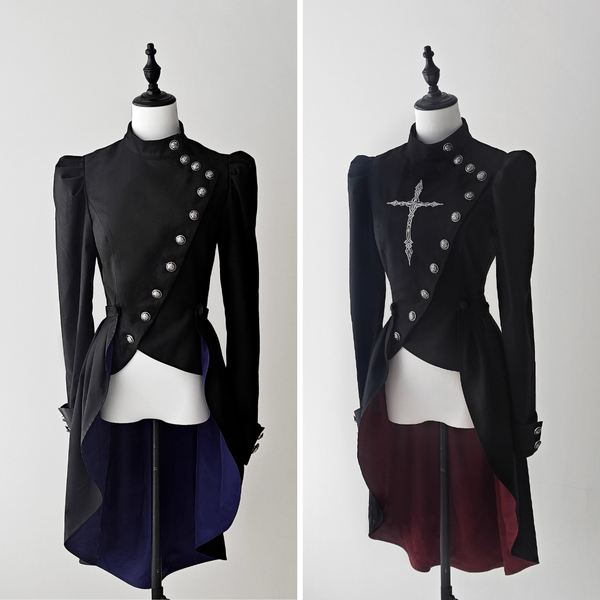 公爵騎士のゴシックテーラードジャケット - Black[2026年4月下旬-5月下旬発送予定]