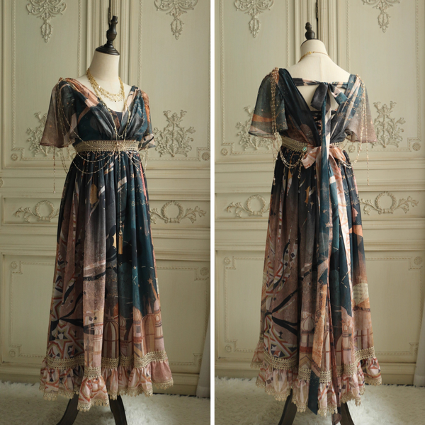 星降る夜のエンパイアワンピース[2026年3月中旬-4月上旬発送予定]