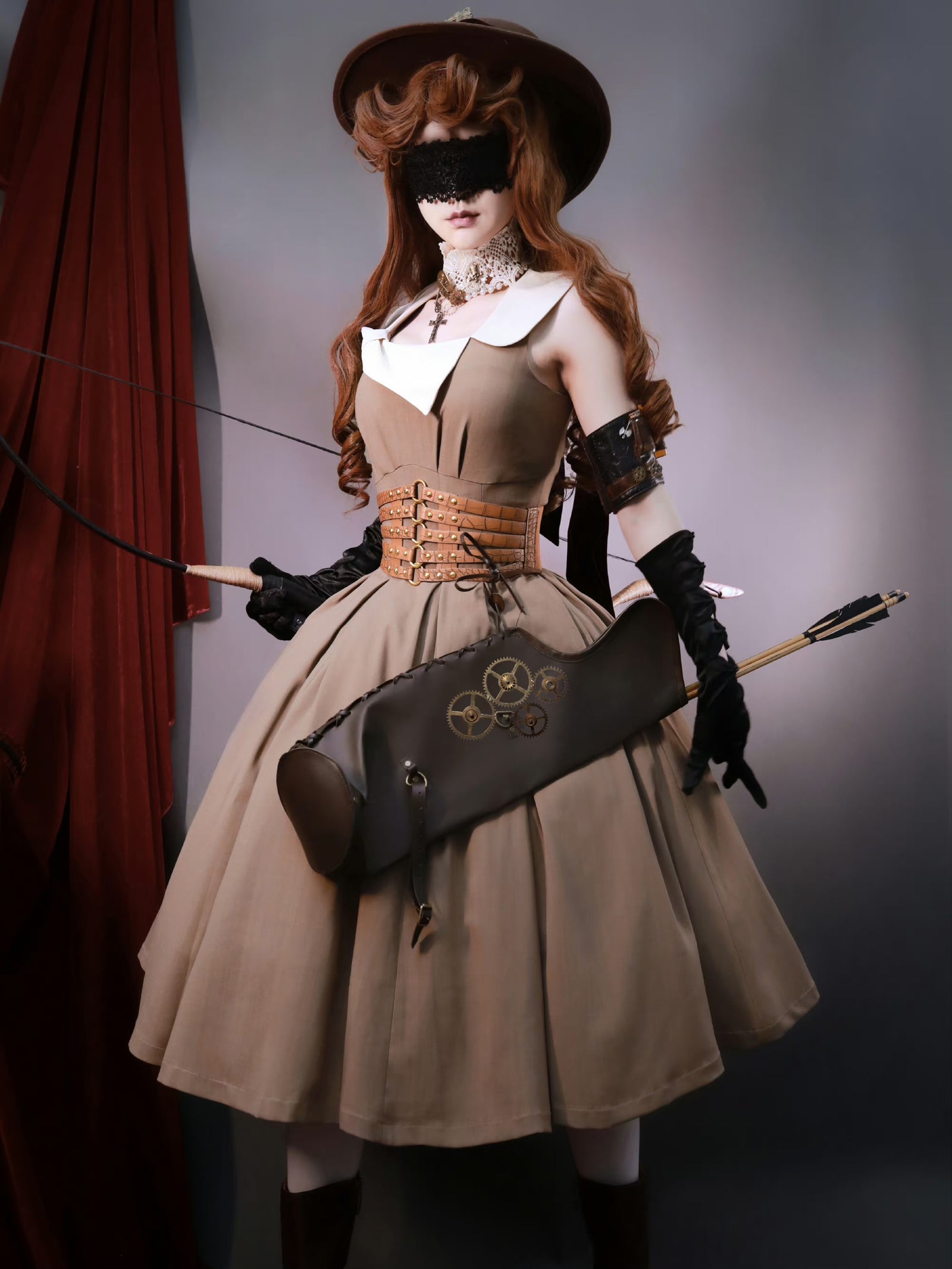 【試着のみ】フランスアンティーク ワンピース ヴィンテージ ジャンヌバレ 試着のみ】フランスアンティーク ワンピース ヴィンテージ ジャンヌバレ