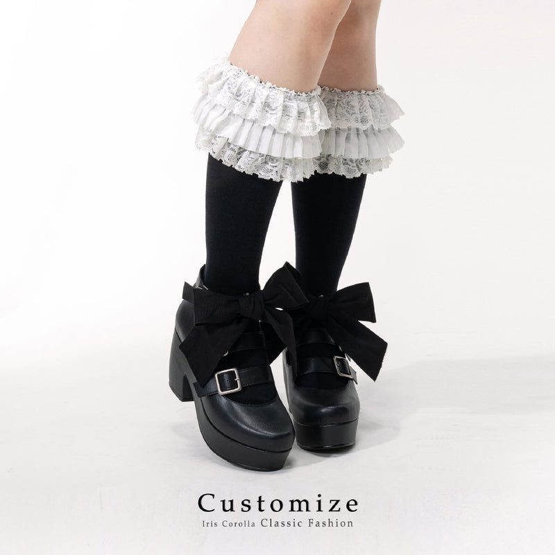 Classic Platform Buckle Loafers - Black[2025年10月下旬-11月中旬発送予定]