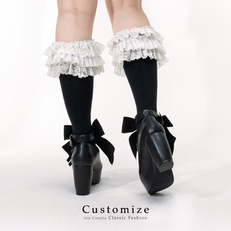 Classic Platform Buckle Loafers - Black[2025年10月下旬-11月中旬発送予定]