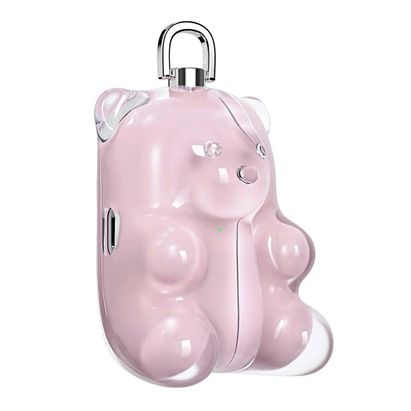 Little Bear AirPods Case - Clear Pink