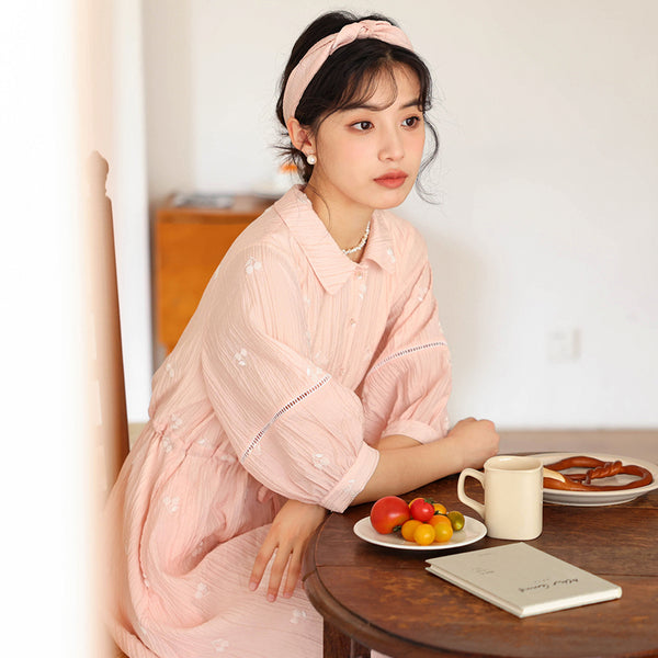 Literary French blouse for a maiden in love