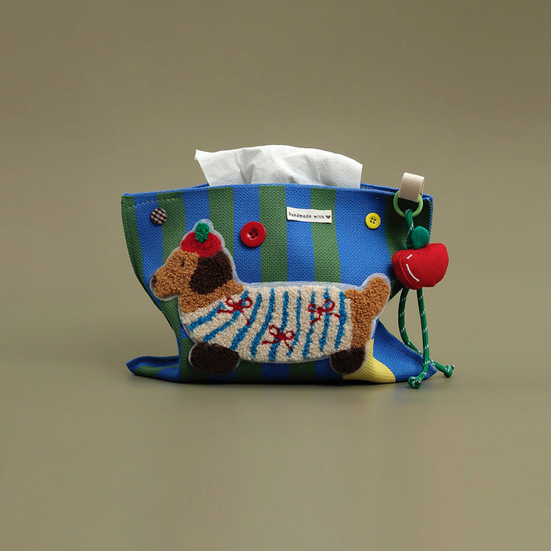 Dachshund Embroidered Pouch