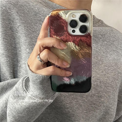 Gradient Color Block iPhone Case