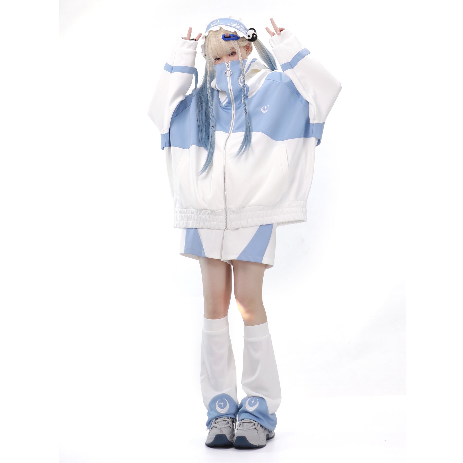 Ground Mine Girl Pastel-Colored Big Jacket and Pants – ManusMachina