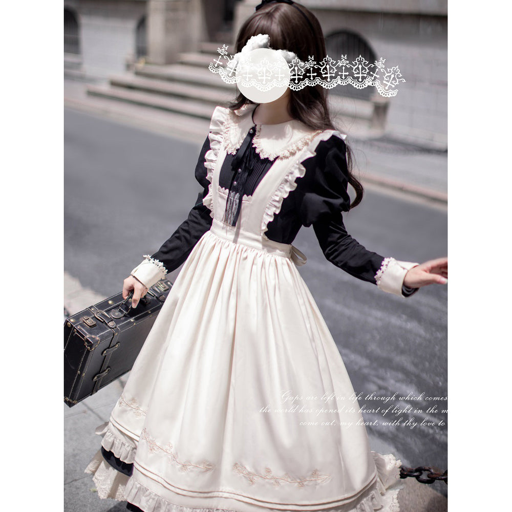 召使いのお嬢様のクラシカルワンピースとエプロン – ManusMachina