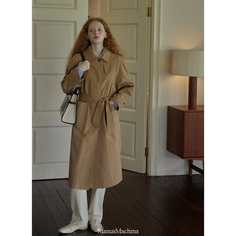 Classic beige 2025 trench coat