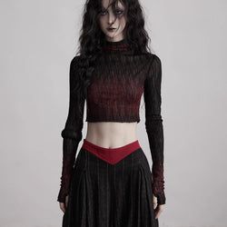 Gothic Gradient Mesh Top