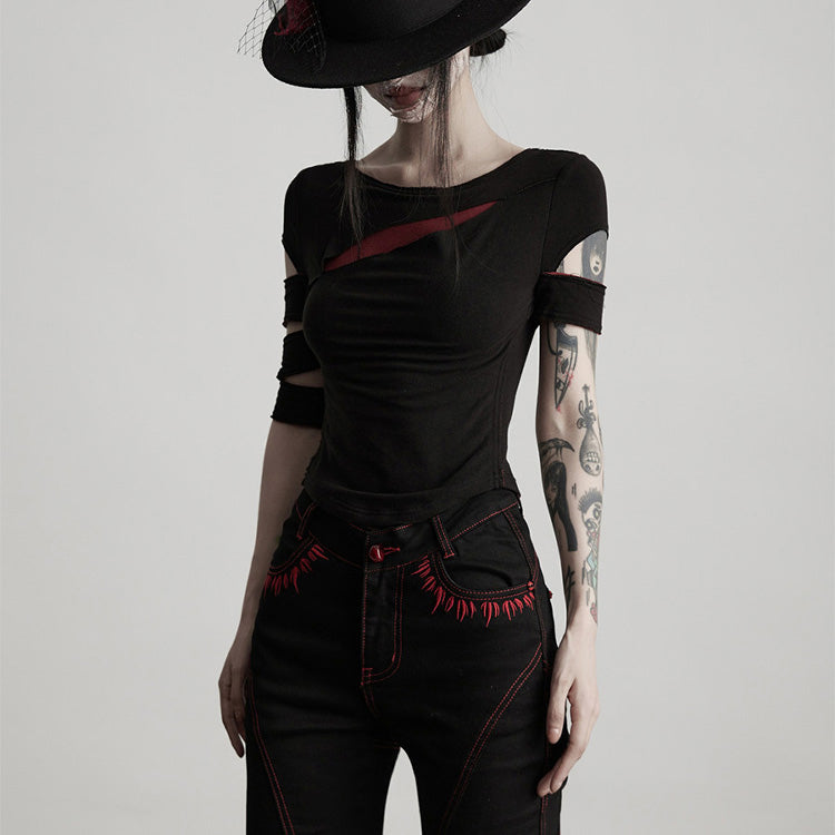 Violence Bandage Knit T-shirt