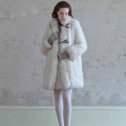 Fur Coat With Ribbons For The Queen