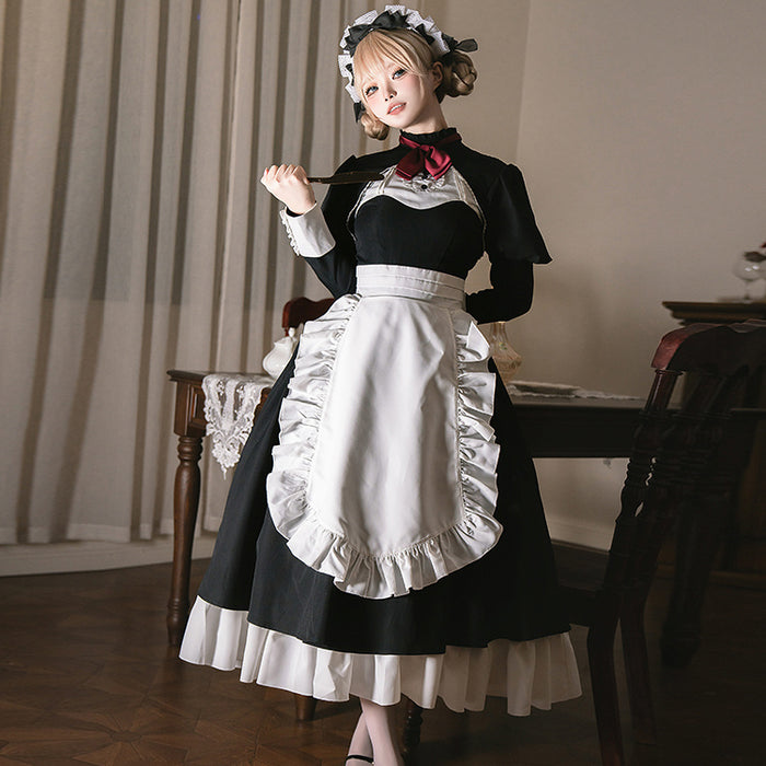 hutaomujk 召使いのお嬢様のレトロワンピースとエプロン 堕*様 hutaomujk 召使いのお嬢様のレトロワンピースとエプロン