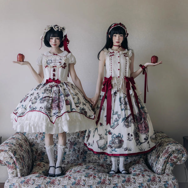 童話の森のお嬢様の帽子とヘッドドレス[2025年9月中旬-10月中旬発送予定]
