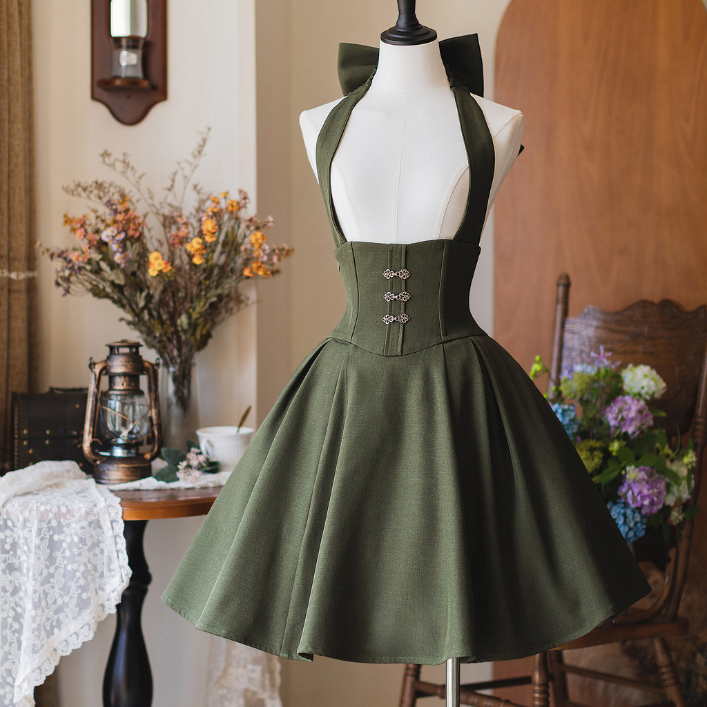 再お値下げしました！クラージュ　濃いグリーンのジャンパースカート 再お値下げしました！クラージュ 濃いグリーンのジャンパースカート