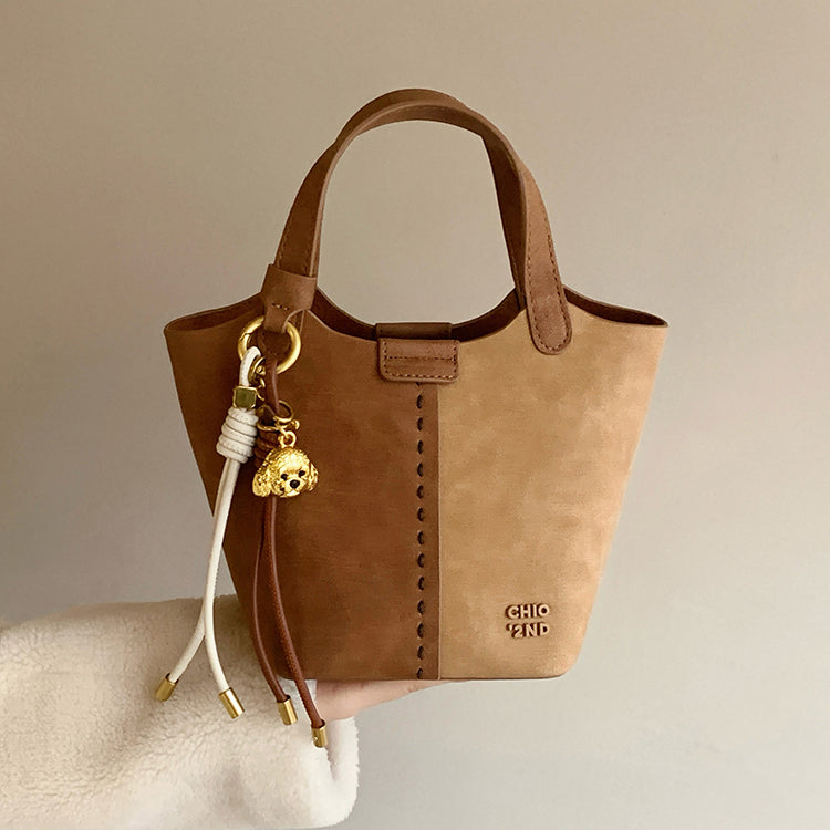 Golden Dog Bread Hand Shoulder Bag