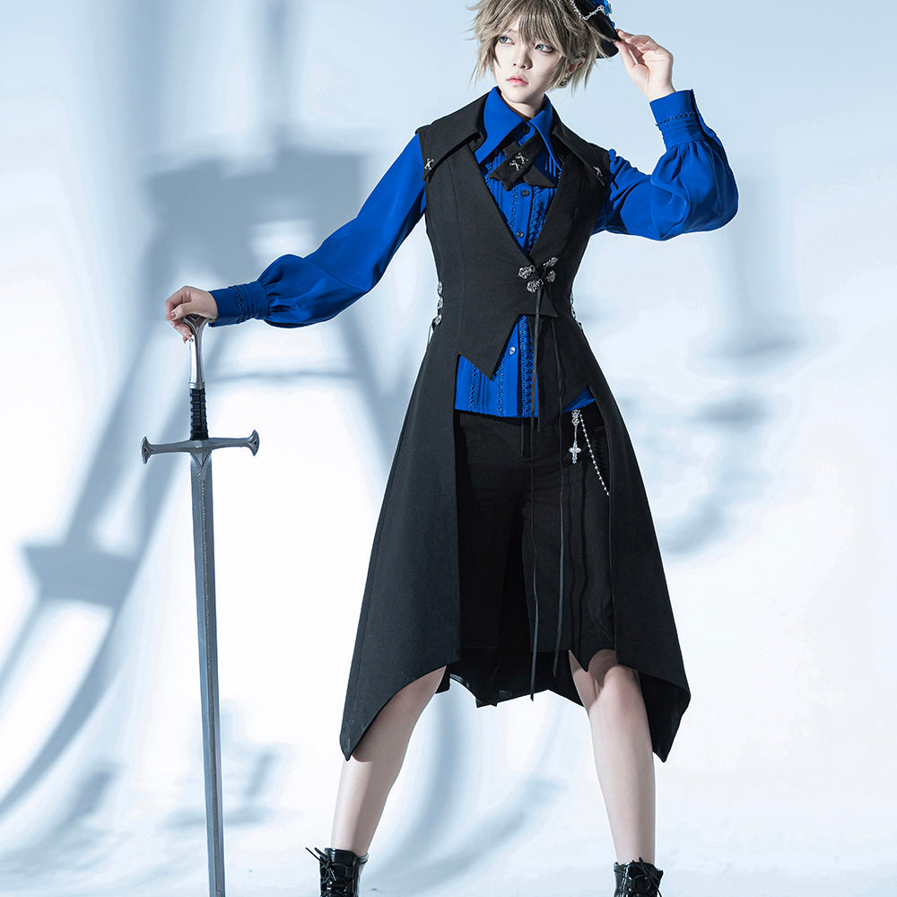 希少】Knight TAILORS Ltd 羊革 シープスキン ボアベスト