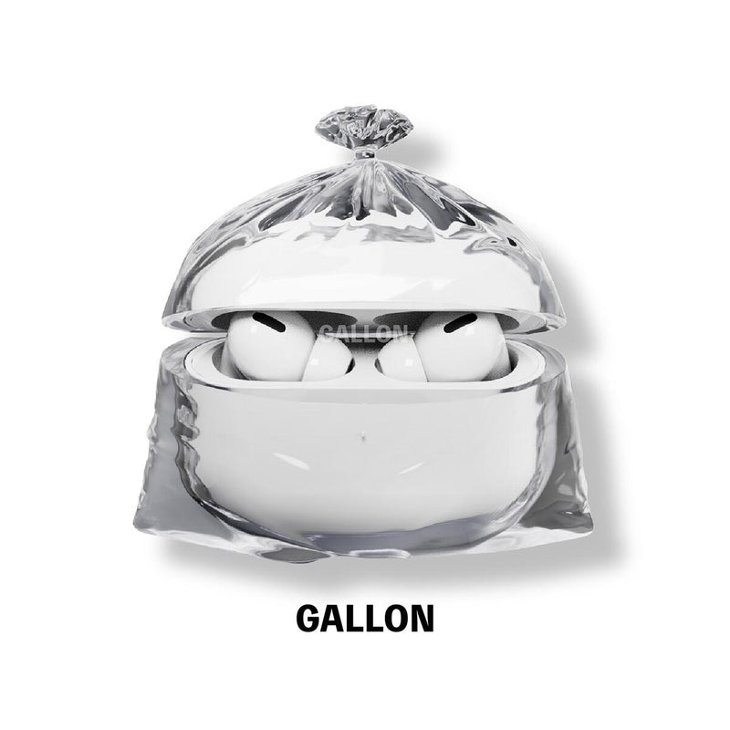 Clear Garbage Bag AirPods Case