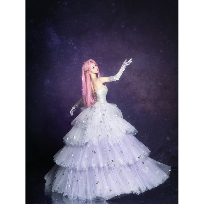 星降る夜に誘うトップスとチュールスカート - Light Purple[2025年8月下旬-9月中旬発送予定]