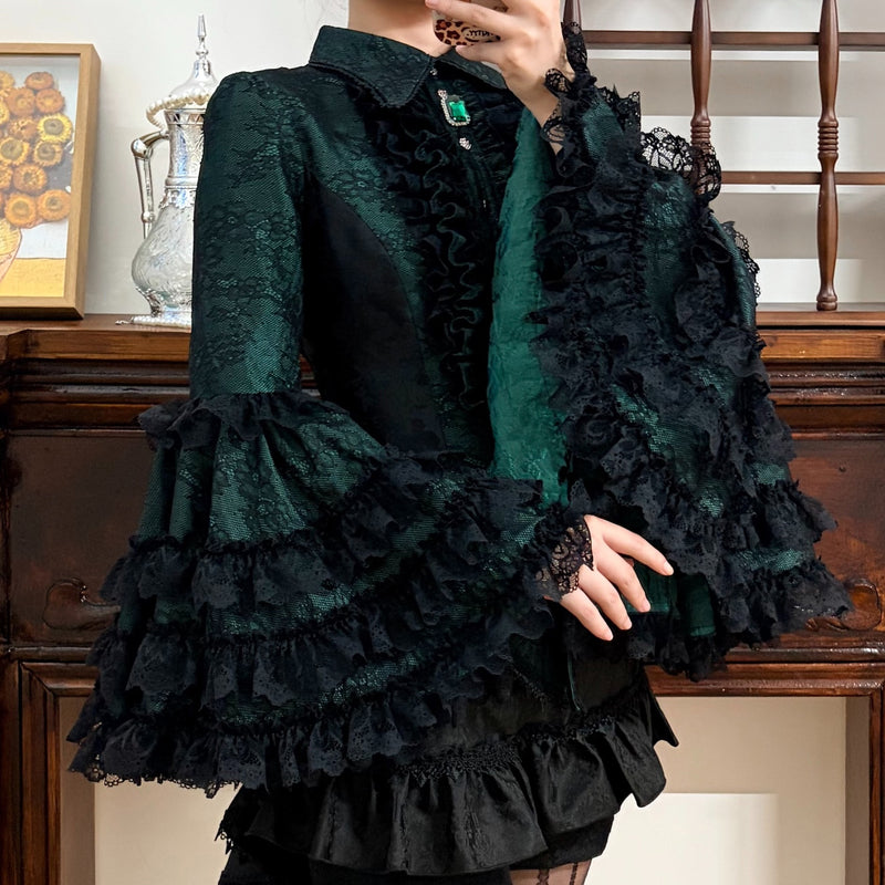 西洋貴族のプリンセスジャガードブラウス | Long Sleeves[2026年12月