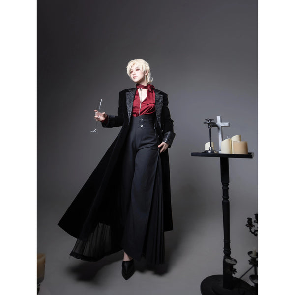 黒騎士の刺繍ロングコート[2025年12月上旬-12月下旬発送予定]