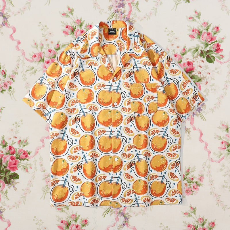 70s 80s フランス 長袖サイクリングジャージ シャツオレンジM aw101 オレンジの挿絵シャツ – ManusMachina