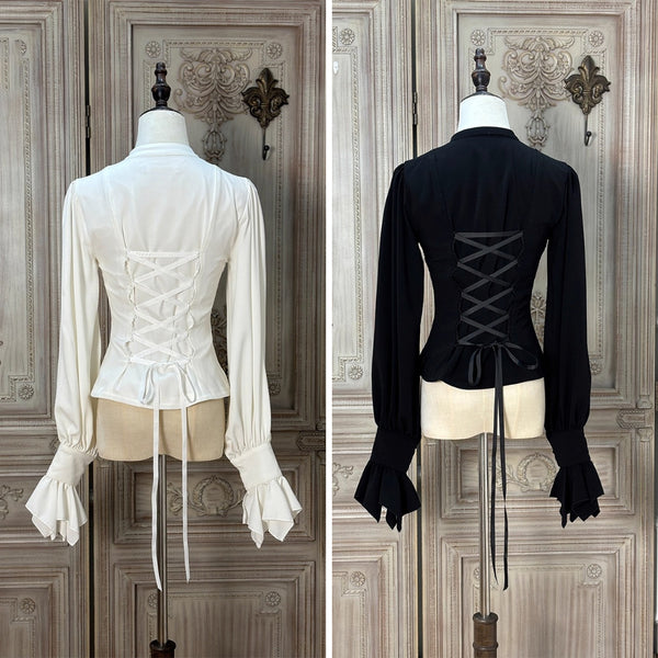 伯爵令嬢のクラシカルブラウス[2026年2月上旬-3月下旬発送予定]