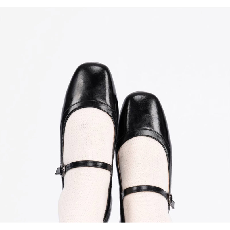 Black Daily Mary Jane Pumps[2025年6月中旬-7月中旬発送予定]