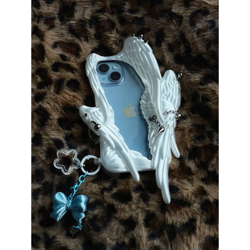 Six Winged Angel iPhone Case - White
