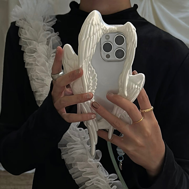 Six Winged Angel iPhone Case - White