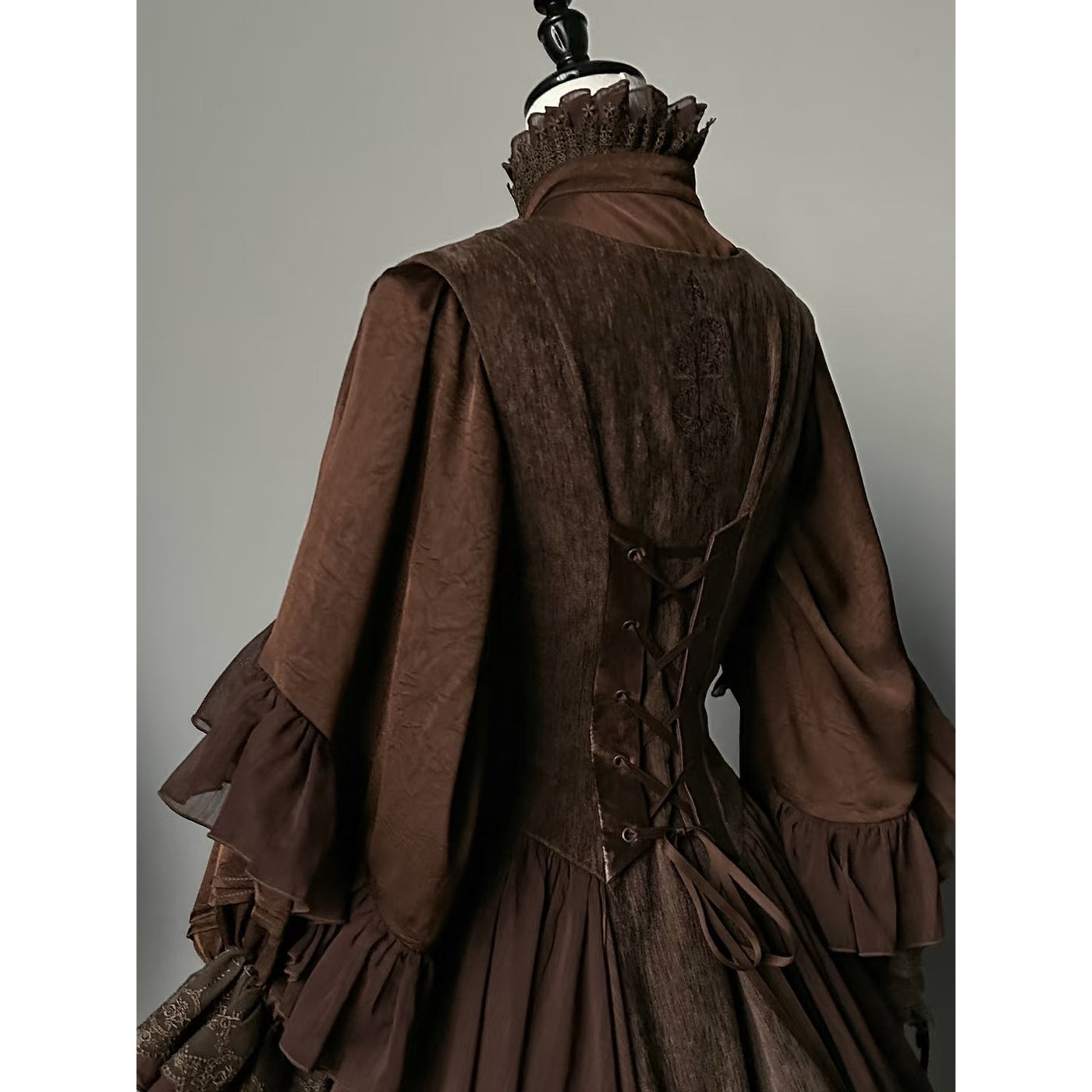 半額SALE♡ヴィクトリア朝 シルク ボディス♡フランスアンティークブラウス 王侯貴族のヴィクトリアンブラウス - Off White[2026年5月上旬-5月下旬