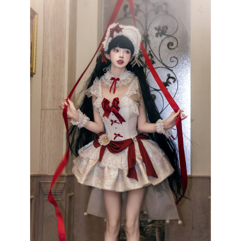夢物語のお嬢様のジャンパースカートとボンネットとチョーカー[2025年7月下旬-8月中旬発送予定]