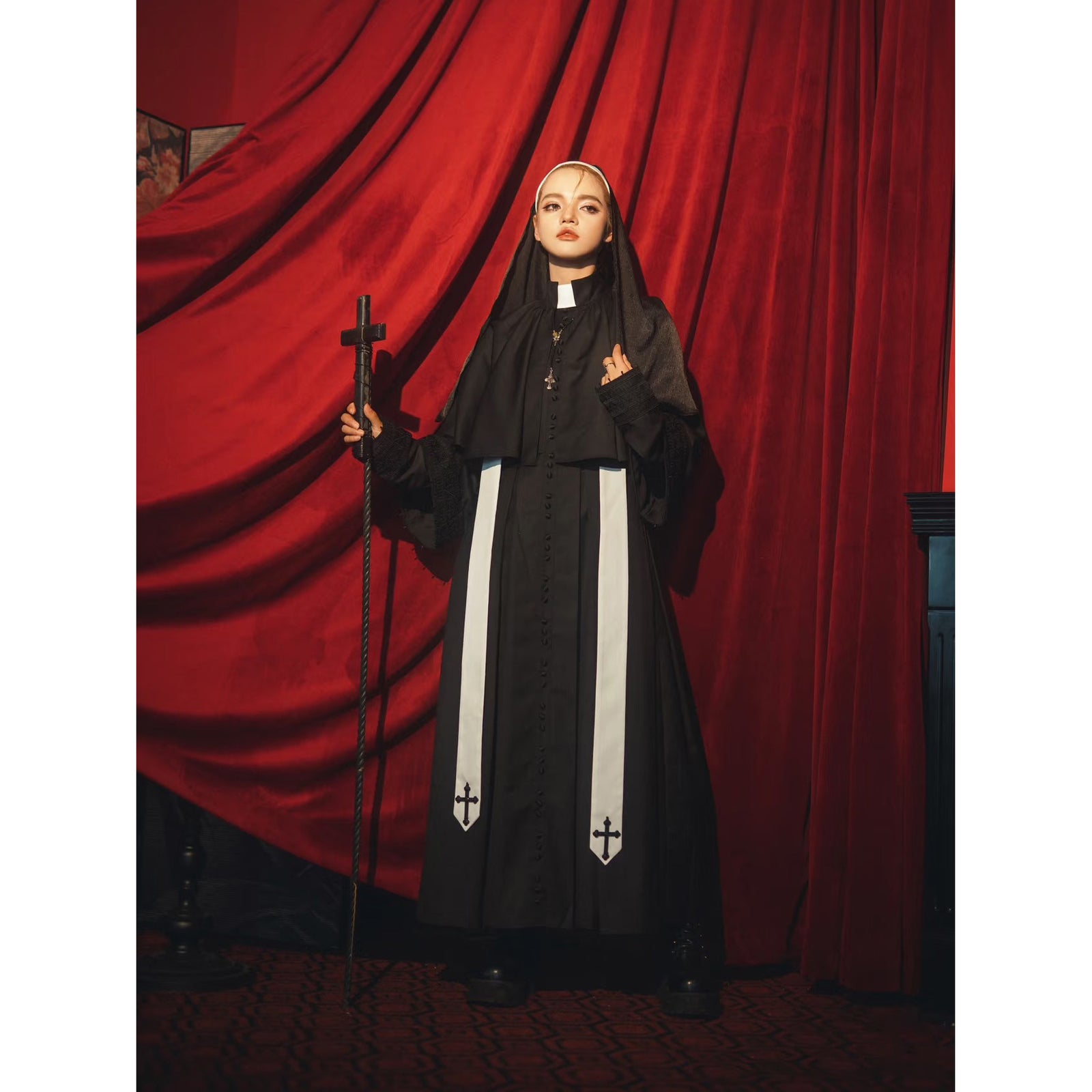 Moitie初期十字架ロングワンピース Moitie初期十字架ロングワンピース