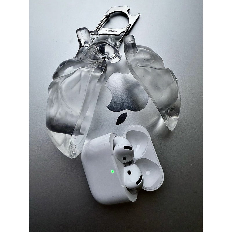 Heart AirPods Case - Clear