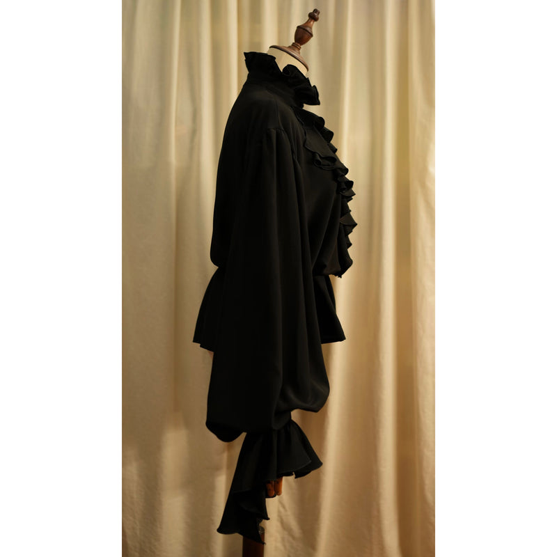 王侯貴族のヴィクトリアンブラウス - Black[2026年1月下旬-2月下旬発送予定]