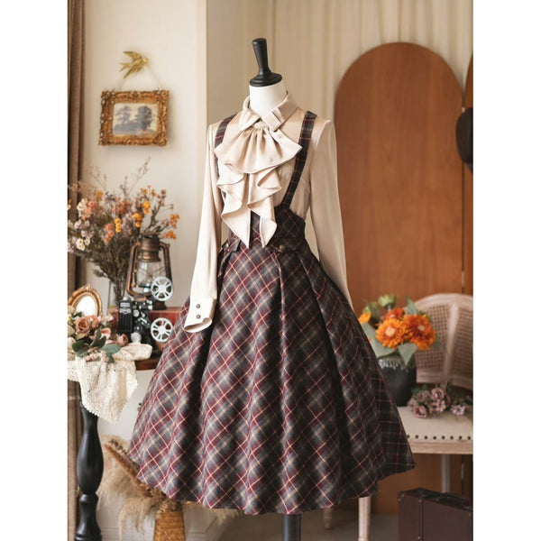 英国のお嬢様のクラシカルブラウス - Ecru Beige[2025年12月中旬発送予定]