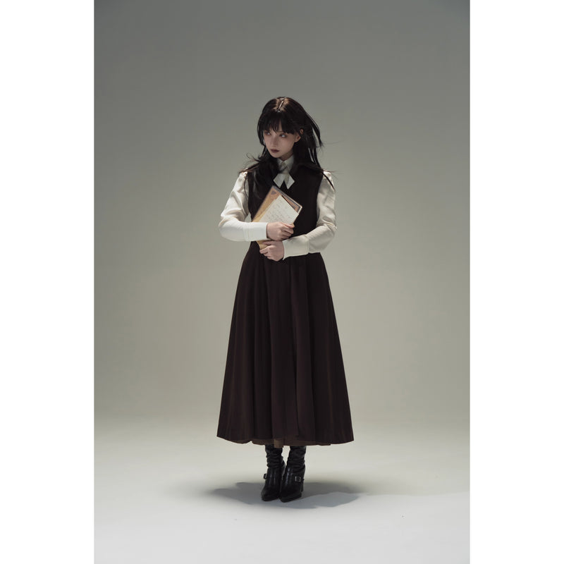Wizarding World British Cape Long Coat - Brown[2025年12月中旬-2026年1月中旬発送予定]