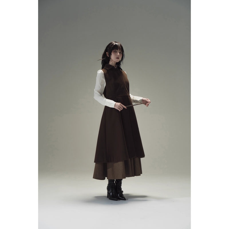 Wizarding World British Cape Long Coat - Brown[2025年12月中旬-2026年1月中旬発送予定]