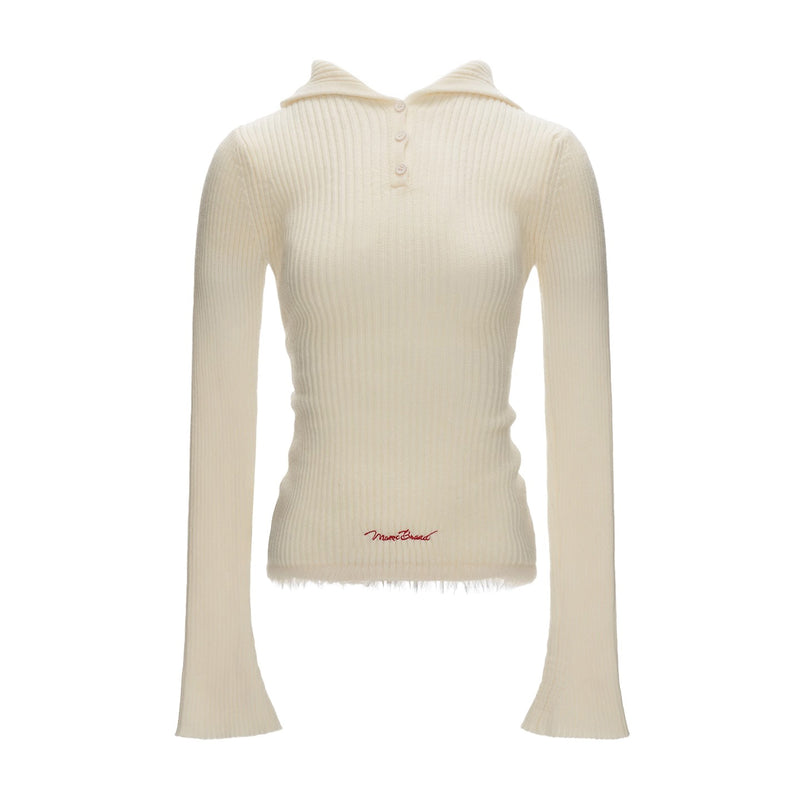 Cat Ear Hood Knit Sweater