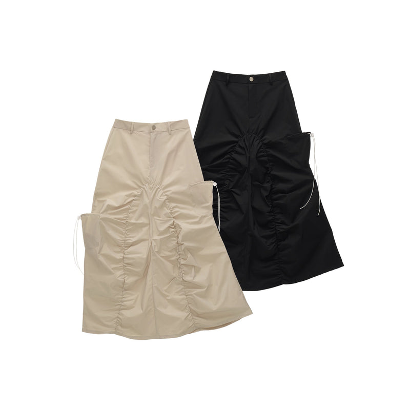 Asymmetrical Casual Long Skirt