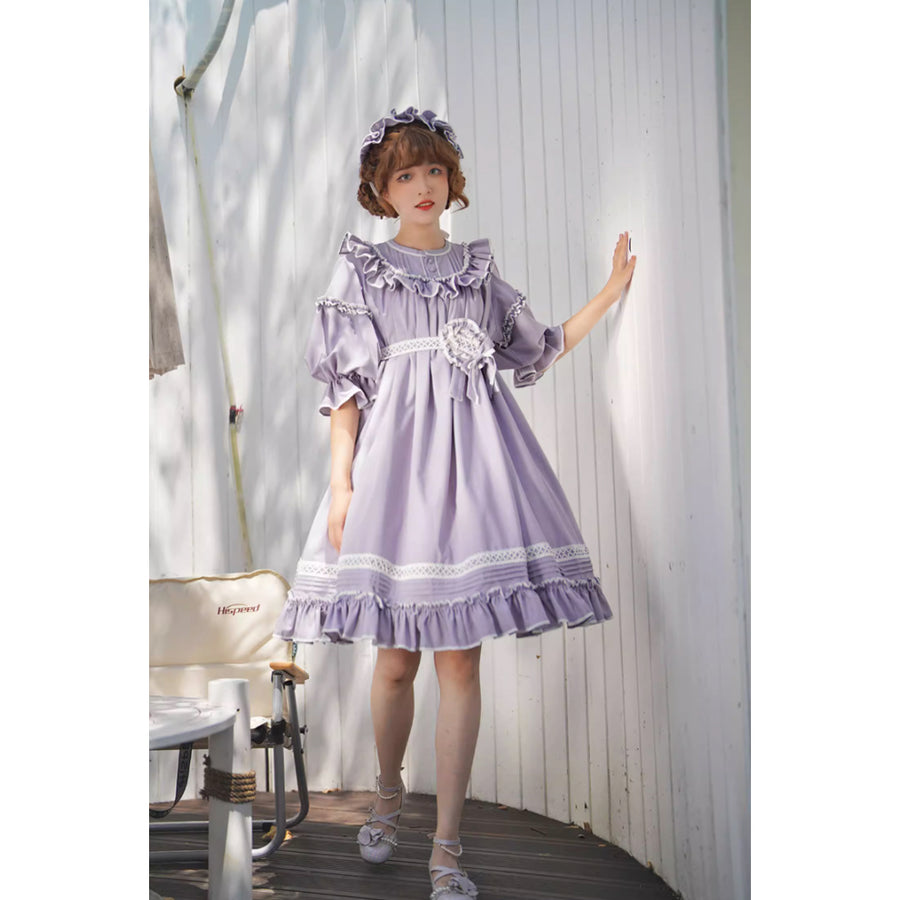 ⭐️人気作 かわら ♡ BCBGMAXAZRIA 紫ブリッジワンピース 新品♡ 142